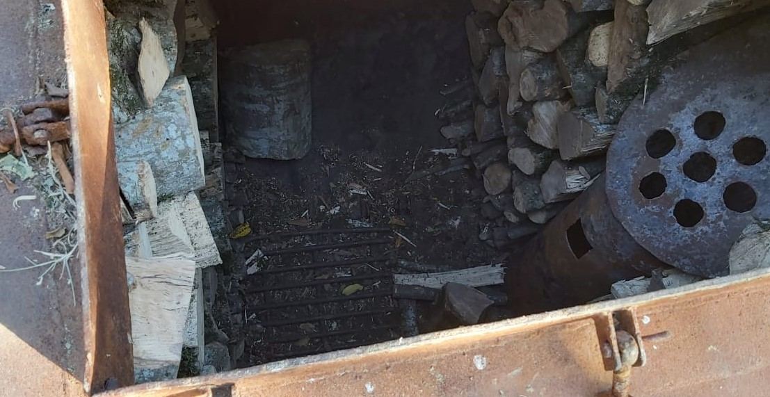 Qax meşəsində qanunsuz kömür hazırlayan iki ocaqxana aşkarlanıb (FOTO/VİDEO) - Gallery Image